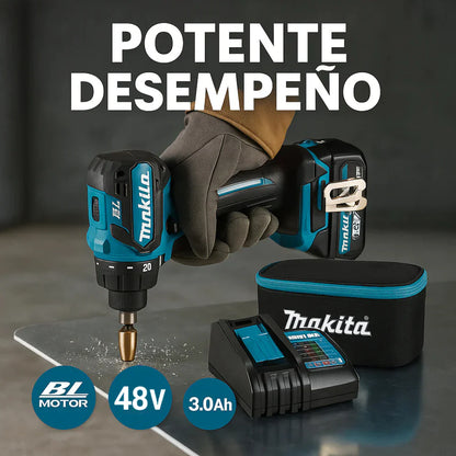 [2X1 OFERTA 2026] - KIT TALADRO INALÁMBRICO y IMPACTO + 26 ACCESORIOS + 2 BATERIAS REGALO